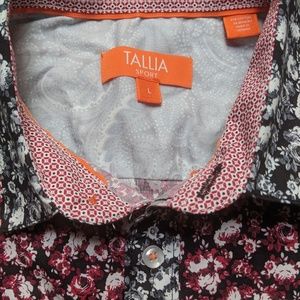Men's L Tallia SUMMER shirt, NEW w/o tags